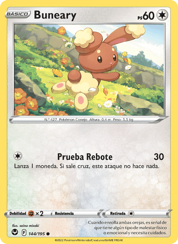 Buneary, card 144 from Tempestad Plateada