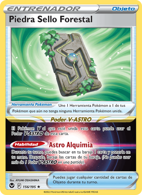 Piedra Sello Forestal, card 156 from Tempestad Plateada