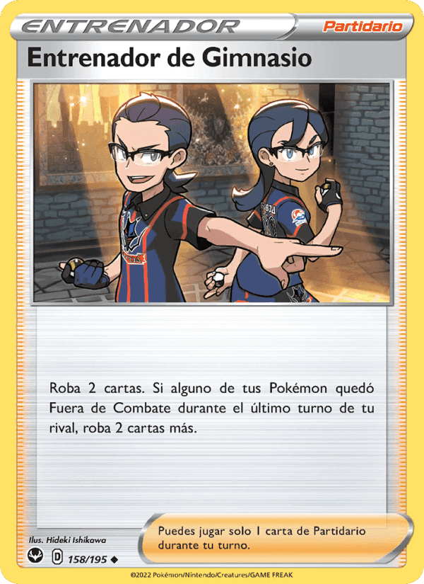 Entrenador de Gimnasio, carta 158 de Tempestad Plateada
