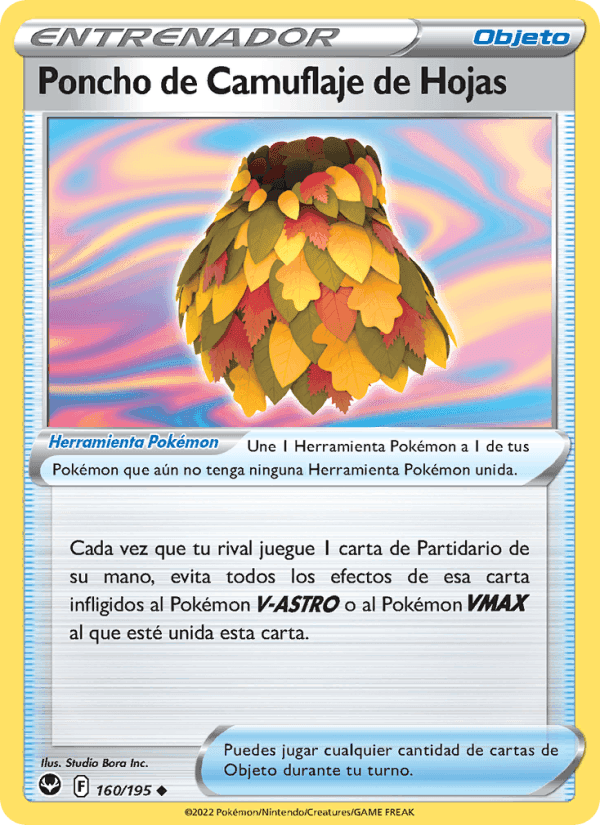 Poncho de Camuflaje de Hojas, card 160 from Tempestad Plateada