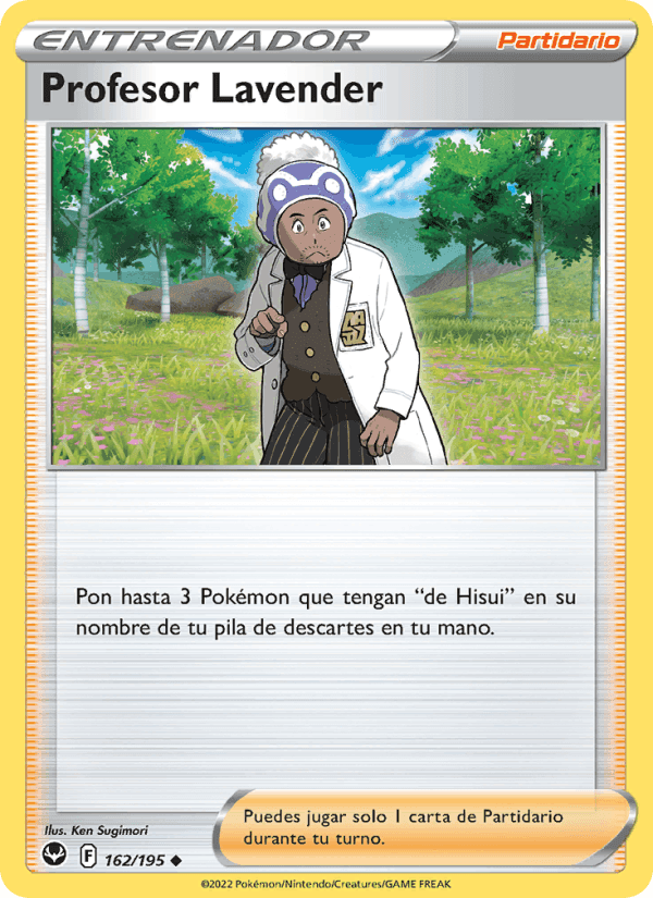 Profesor Lavender, card 162 from Tempestad Plateada