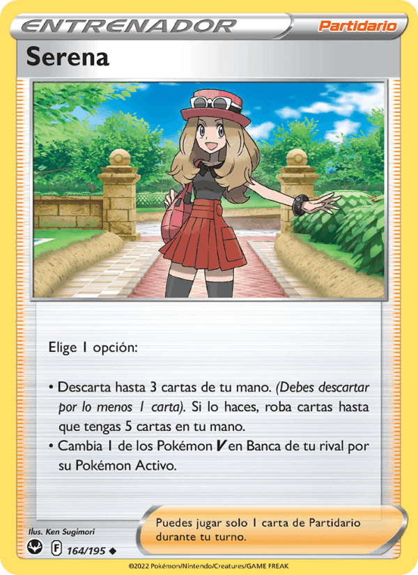 Serena, card 164 from Tempestad Plateada