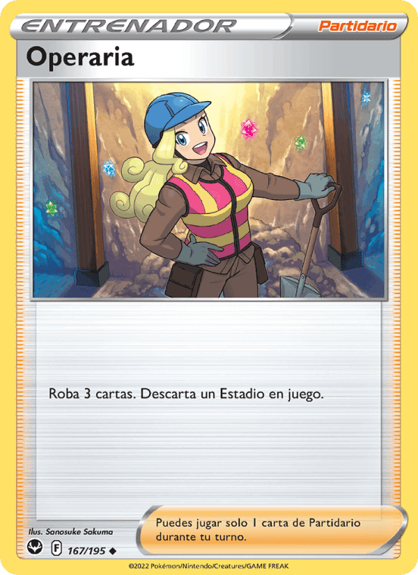Operaria, carta 167 de Tempestad Plateada