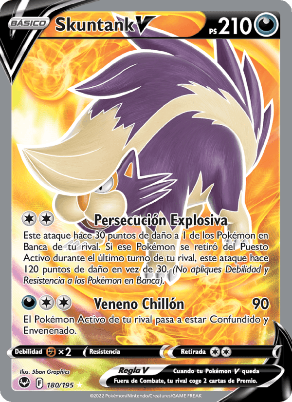 Skuntank V, card 180 from Tempestad Plateada