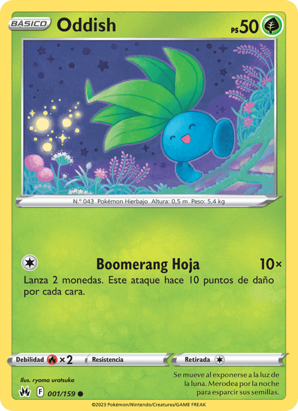 Oddish, carta 001 de Cenit Supremo