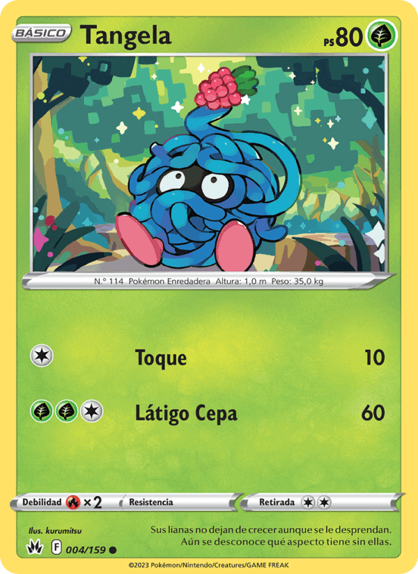 Tangela, carta 004 de Cenit Supremo
