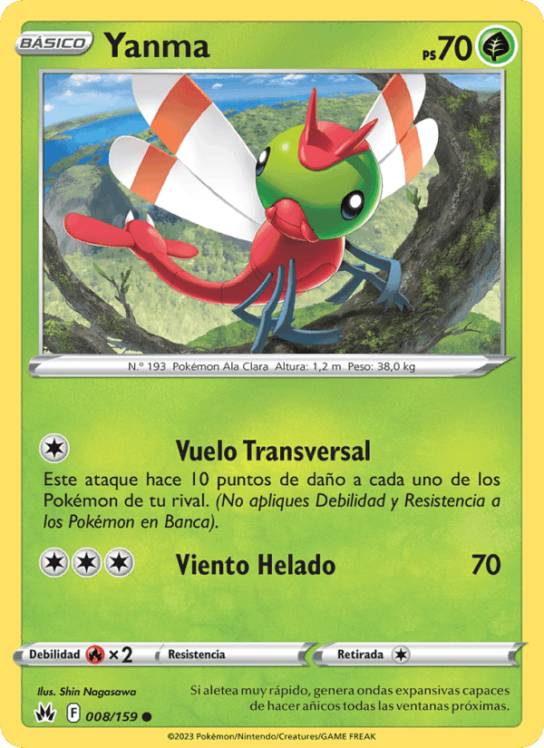 Yanma, carta 008 de Cenit Supremo