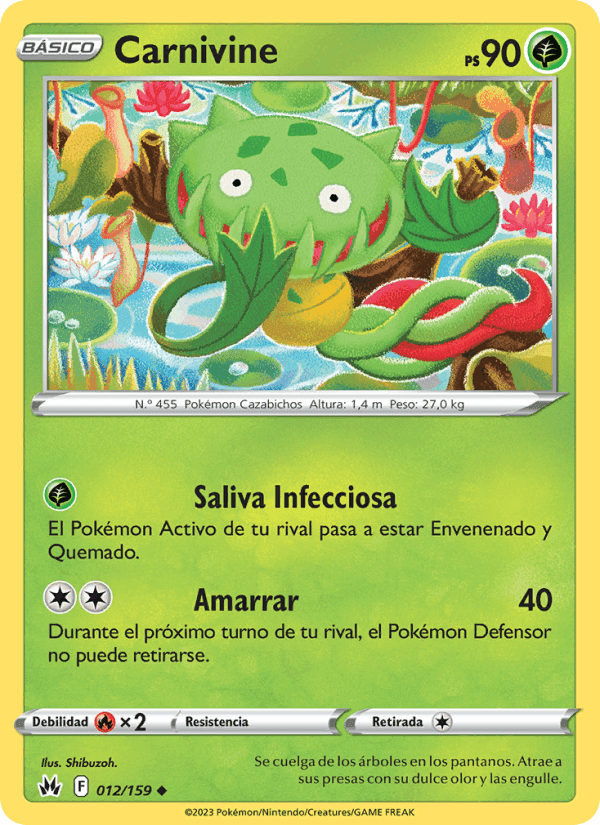 Carnivine, carta 012 de Cenit Supremo