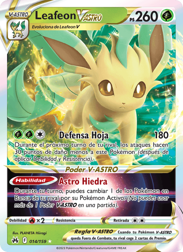 Leafeon V-ASTRO, carta 014 di Cenit Supremo
