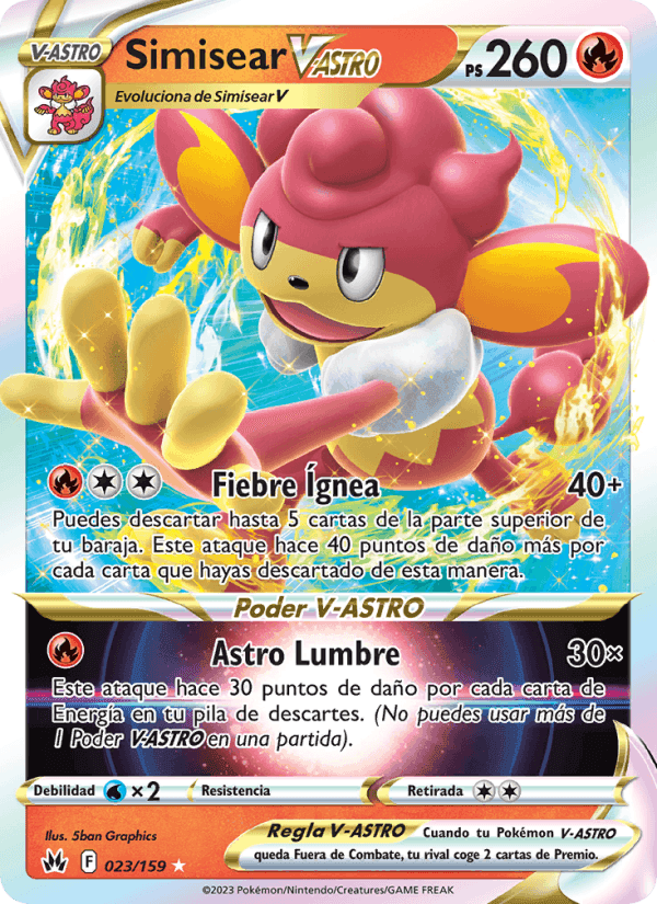 Simisear V-ASTRO, carta 023 de Cenit Supremo