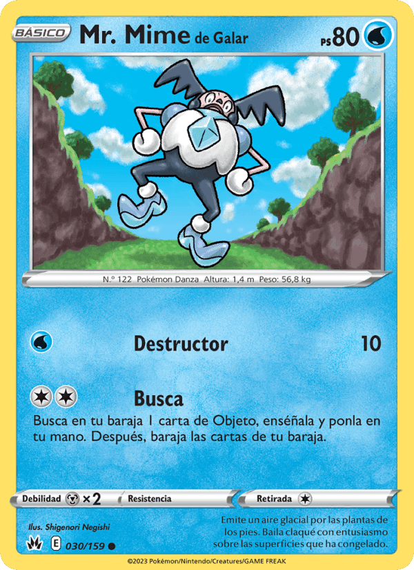 Mr. Mime de Galar, carta 030 de Cenit Supremo