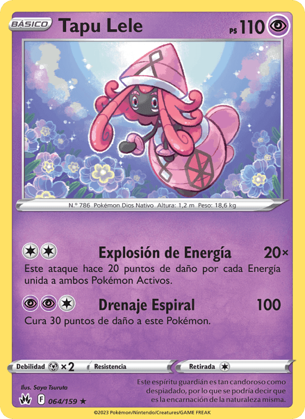 Tapu Lele, card 064 from Cenit Supremo
