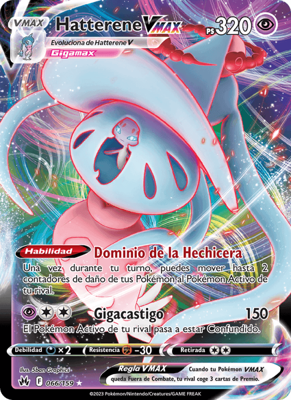 Hatterene VMAX, carta 066 de Cenit Supremo