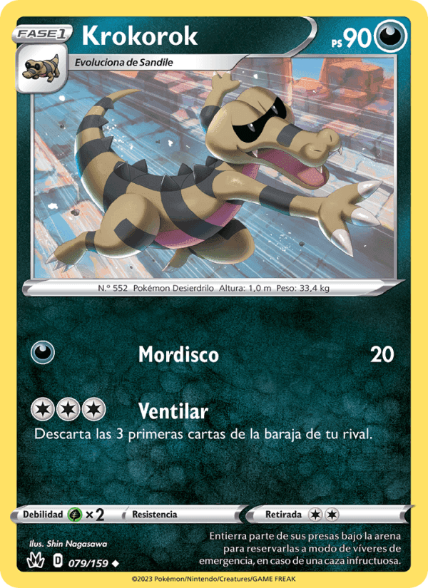 Krokorok, card 079 from Cenit Supremo