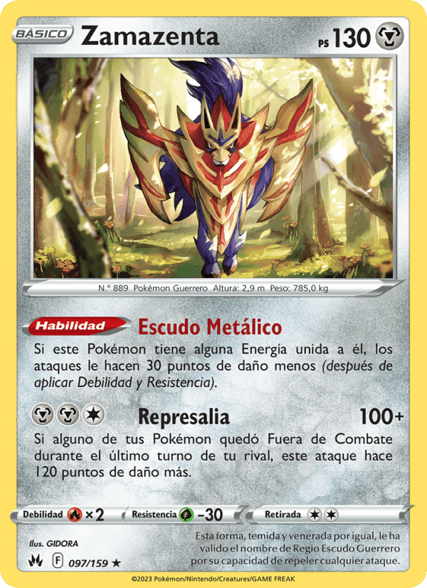 Zamazenta, carta 097 de Cenit Supremo