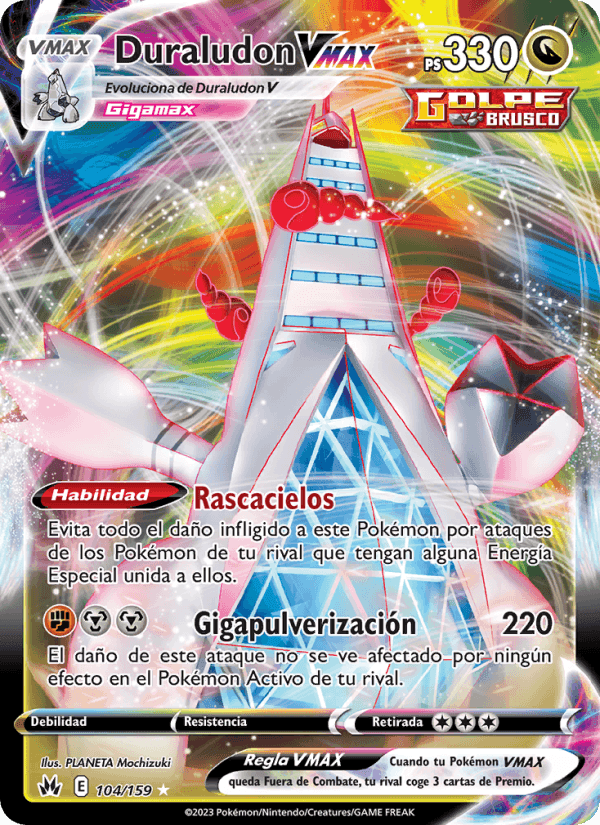 Duraludon VMAX, card 104 from Cenit Supremo