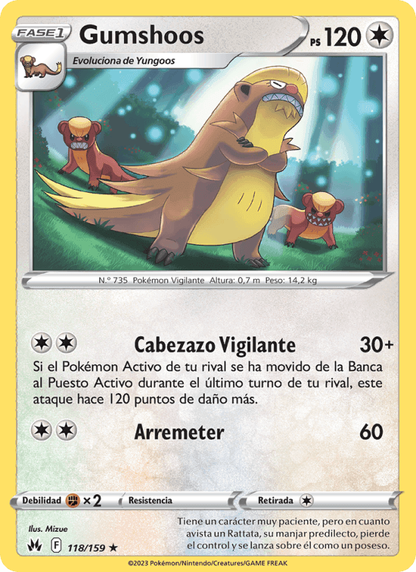 Gumshoos, carta 118 de Cenit Supremo