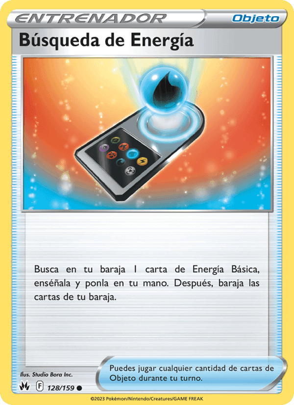 Búsqueda de Energía, card 128 from Cenit Supremo