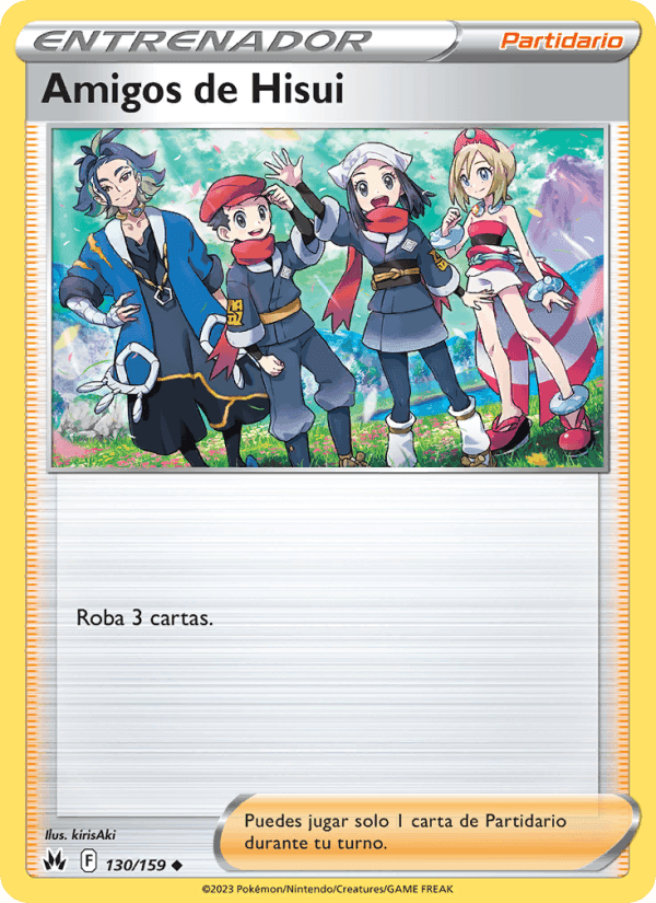 Amigos de Hisui, card 130 from Cenit Supremo
