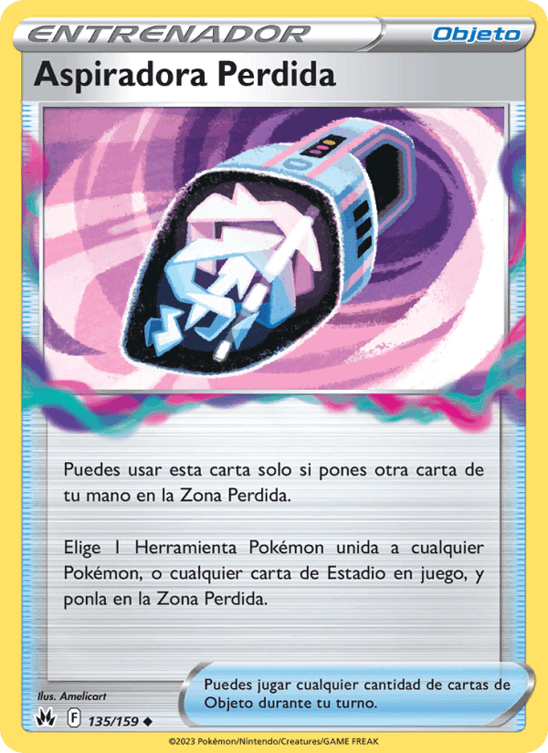 Aspiradora Perdida, carte 135 de Cenit Supremo