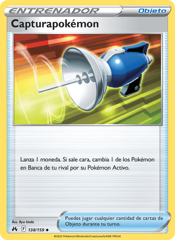 Capturapokémon, card 138 from Cenit Supremo