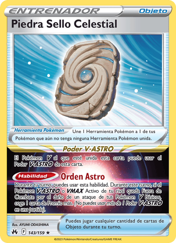 Piedra Sello Celestial, carta 143 de Cenit Supremo
