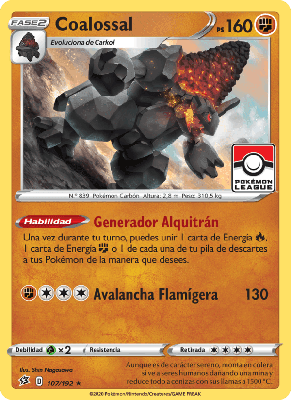 Coalossal, carta 107 de Choque Rebelde