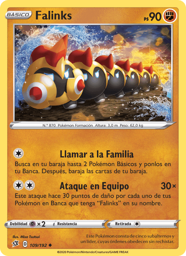 Falinks, carta 109 de Choque Rebelde