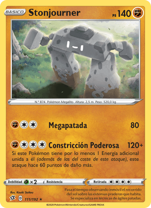 Stonjourner, carta 111 de Choque Rebelde