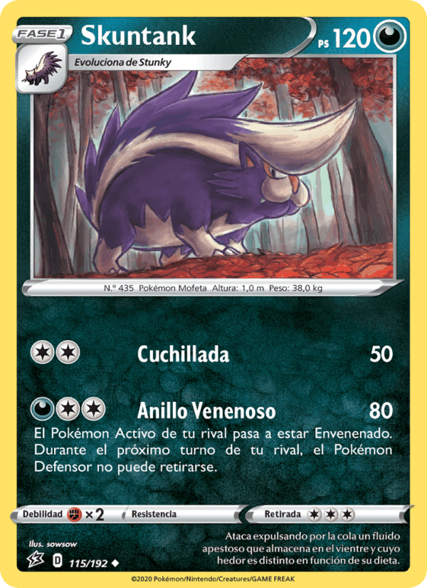 Skuntank, carta 115 de Choque Rebelde