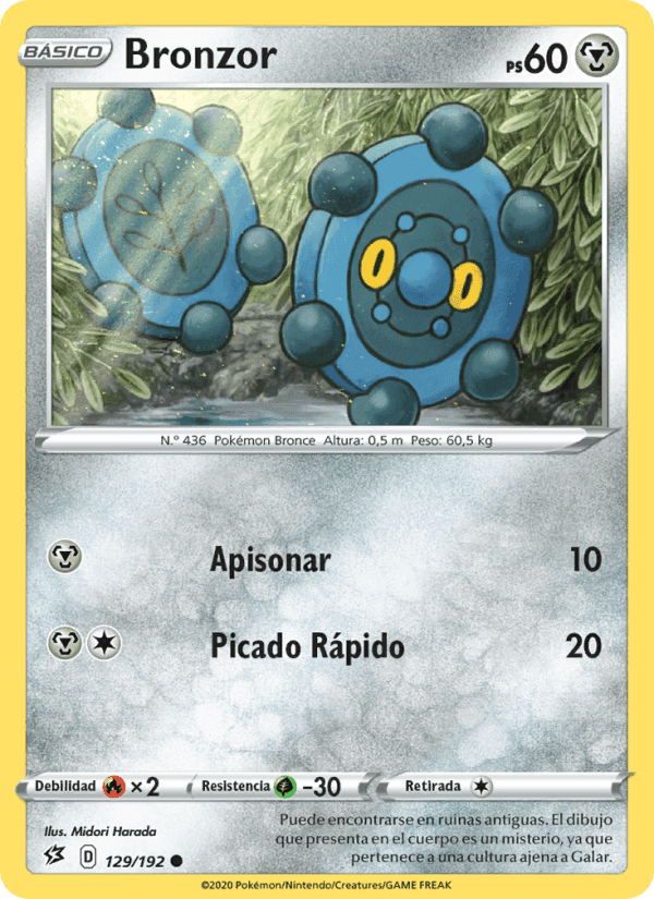 Bronzor, carta 129 de Choque Rebelde