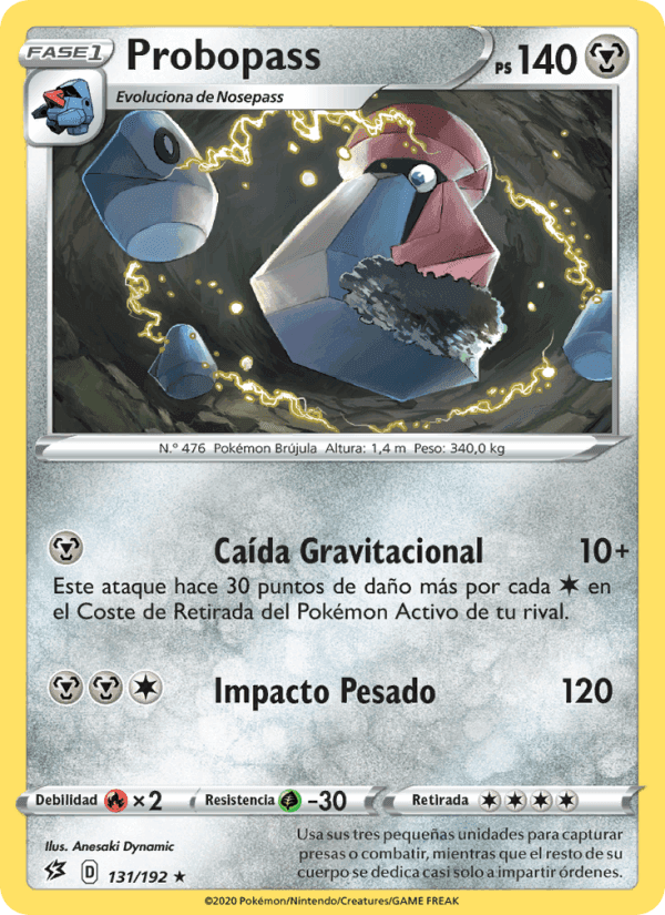 Probopass, carta 131 de Choque Rebelde