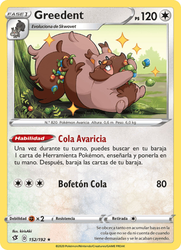 Greedent, carta 152 de Choque Rebelde