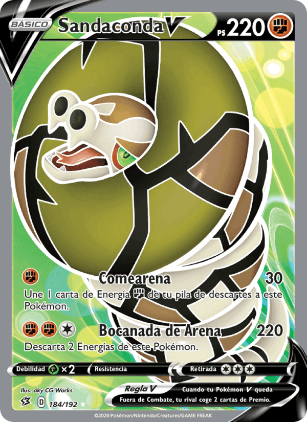 Sandaconda V, card 184 from Choque Rebelde