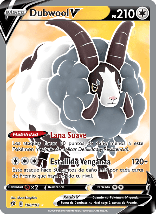 Dubwool V, carta 188 de Choque Rebelde