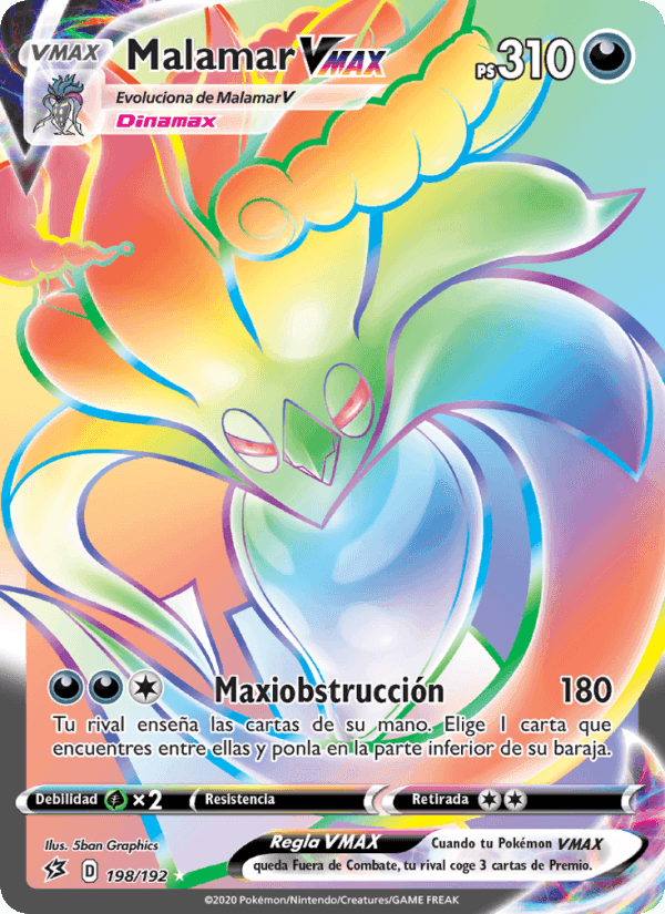 Malamar VMAX, carta 198 de Choque Rebelde