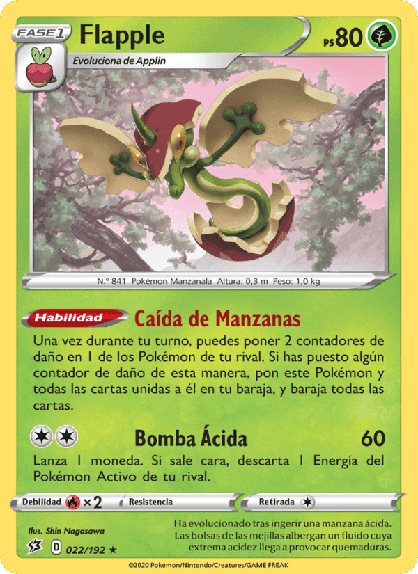 Flapple, carta 22 de Choque Rebelde