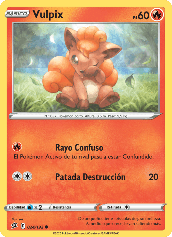 Vulpix, carta 24 de Choque Rebelde