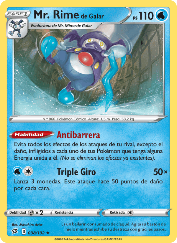 Mr. Rime de Galar, carta 38 de Choque Rebelde
