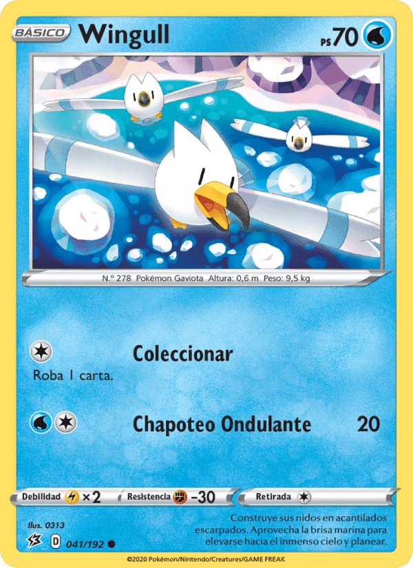 Wingull, card 41 from Choque Rebelde