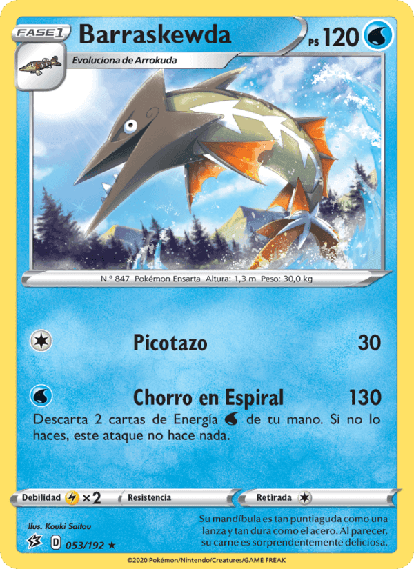Barraskewda, carta 53 de Choque Rebelde