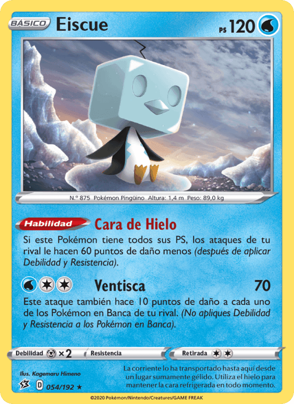 Eiscue, carta 54 de Choque Rebelde