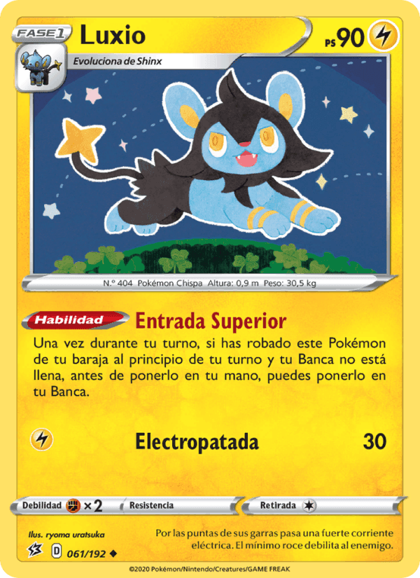 Luxio, card 61 from Choque Rebelde