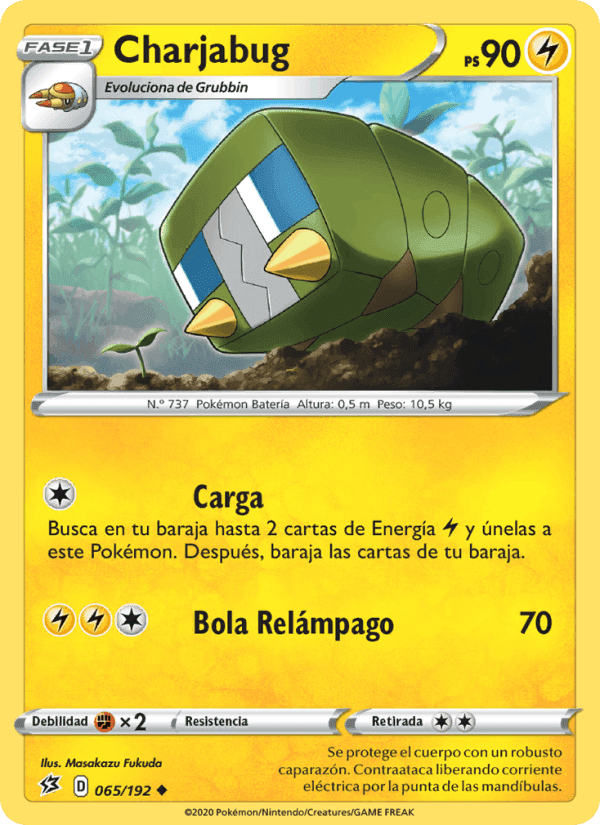 Charjabug, card 65 from Choque Rebelde