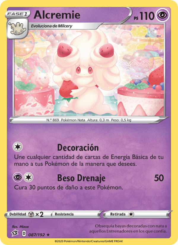 Alcremie, carta 87 de Choque Rebelde
