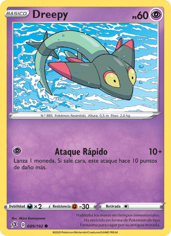 Dreepy, card 89 from Choque Rebelde
