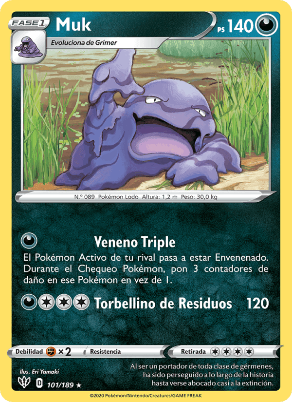 Muk, carta 101 de Oscuridad Incandescente