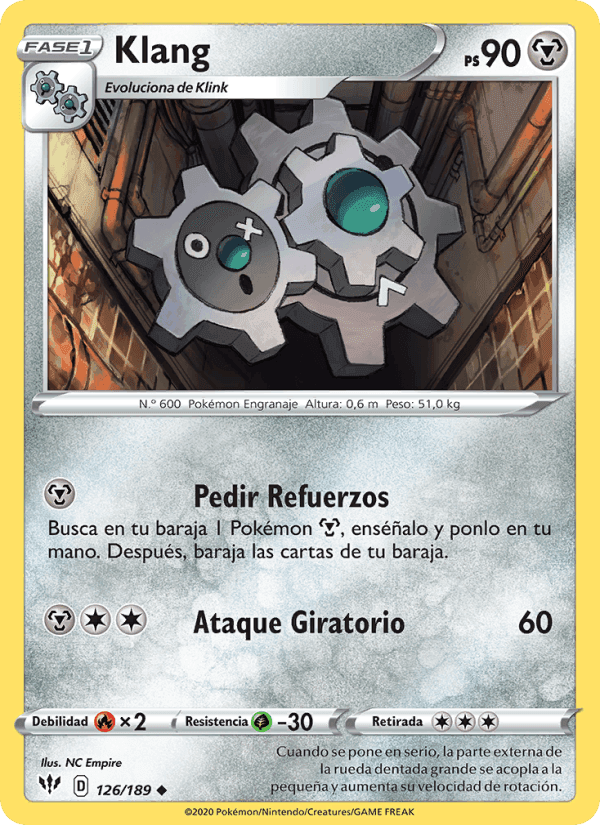 Klang, card 126 from Oscuridad Incandescente