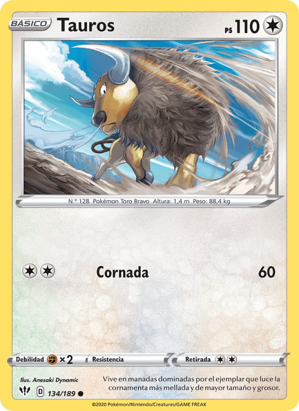 Tauros, carta 134 de Oscuridad Incandescente