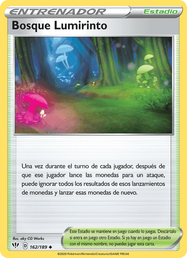 Bosque Lumirinto, carta 162 de Oscuridad Incandescente